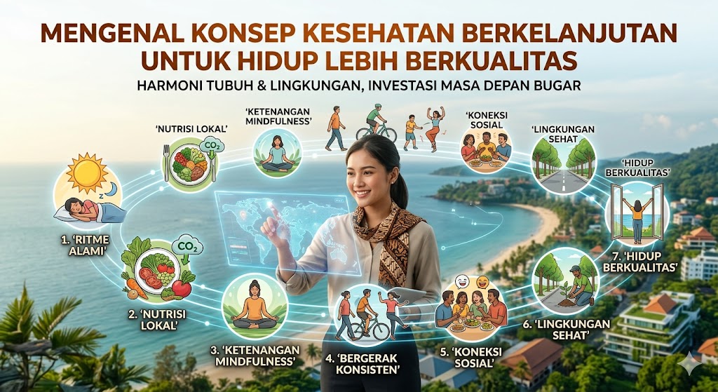 Mengenal Konsep Kesehatan Berkelanjutan untuk Hidup Lebih Berkualitas